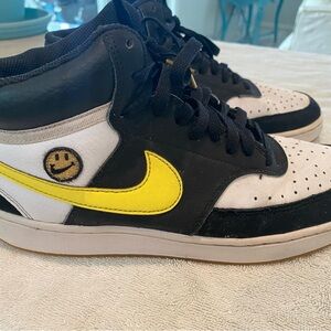 Nike Vibrant Yellow Court Mid Go The Extra Mile